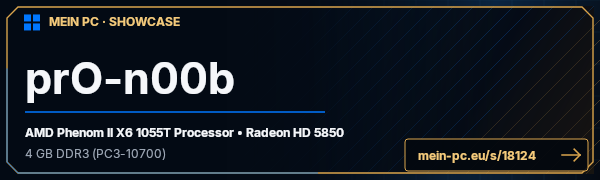 PC-Showcase prO-n00b von prO-n00b auf MEIN PC