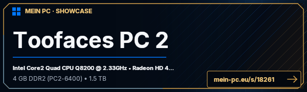 PC-Showcase Toofaces PC 2 von Toofaces auf MEIN PC