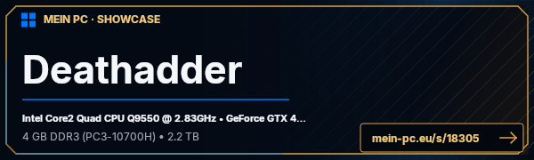 PC-Showcase Deathadder von Drogba auf MEIN PC