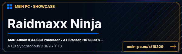 PC-Showcase Raidmaxx Ninja von Darkspike auf MEIN PC