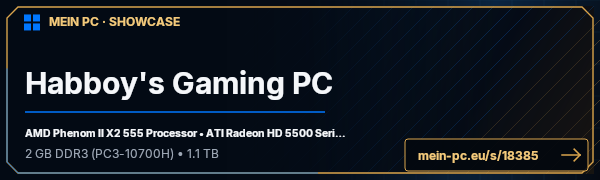 PC-Showcase Habboy's Gaming PC von Habboy auf MEIN PC