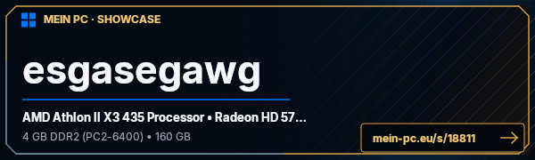 PC-Showcase esgasegawg von fabianlolrofl auf MEIN PC
