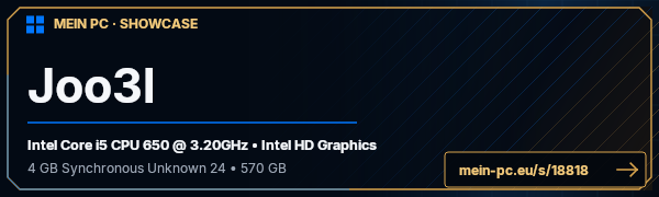 PC-Showcase Joo3l von Jo3l auf MEIN PC