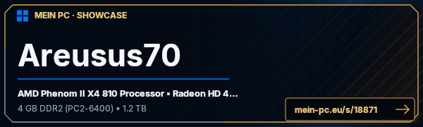 PC-Showcase Areusus70 von areusus70 auf MEIN PC