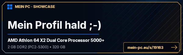 PC-Showcase Mein Profil hald ;-) von KRIEGER ODIN auf MEIN PC