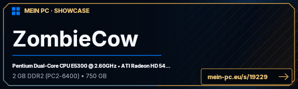 PC-Showcase ZombieCow von jancsu666 auf MEIN PC