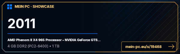 PC-Showcase 2011 von Lucaszs auf MEIN PC