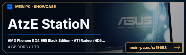 PC-Showcase AtzE StatioN von ZocK-AtzE auf MEIN PC