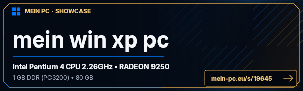 PC-Showcase mein win xp pc von asmodan auf MEIN PC