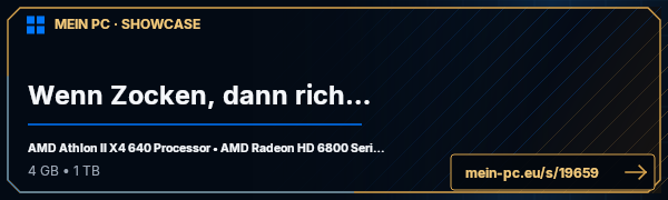 PC-Showcase Wenn Zocken, dann richtig von [XGF]der_Graf1997 auf MEIN PC