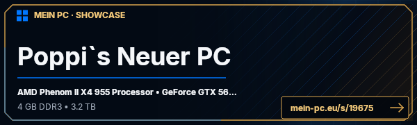 PC-Showcase Poppi`s Neuer PC von Onkel_Poppi auf MEIN PC