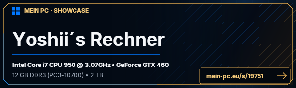 PC-Showcase Yoshii´s Rechner von theyoshiix3 auf MEIN PC
