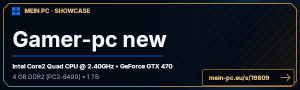 PC-Showcase Gamer-pc new von _Freemann_ auf MEIN PC