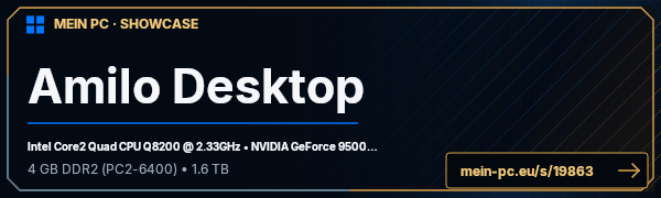 PC-Showcase Amilo Desktop von GoFarth auf MEIN PC