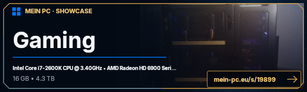 PC-Showcase Gaming von Bierchen auf MEIN PC