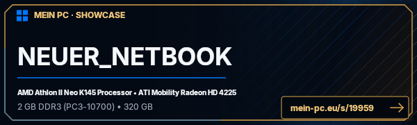 PC-Showcase NEUER_NETBOOK von Biker26 auf MEIN PC