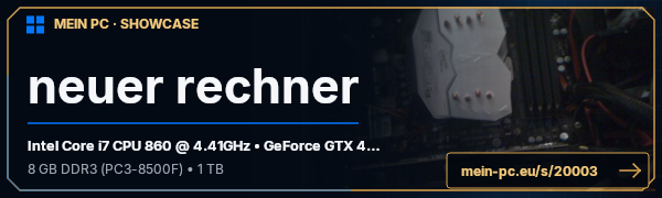 PC-Showcase neuer rechner von Unki auf MEIN PC