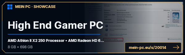 PC-Showcase High End Gamer PC von Blue-Air auf MEIN PC