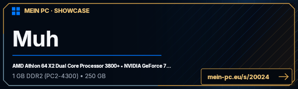 PC-Showcase Muh von MRFROGFROSCH auf MEIN PC