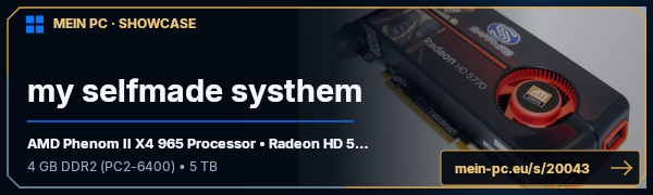 PC-Showcase my selfmade systhem von heyyoh auf MEIN PC