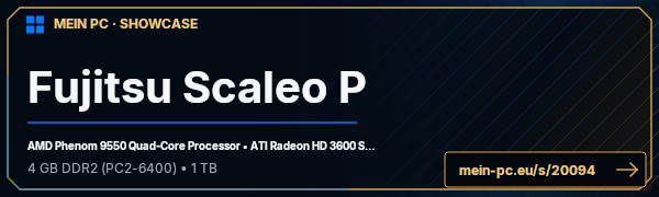 PC-Showcase Fujitsu Scaleo P von electrix auf MEIN PC