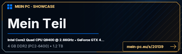 PC-Showcase Mein Teil von wahlki auf MEIN PC
