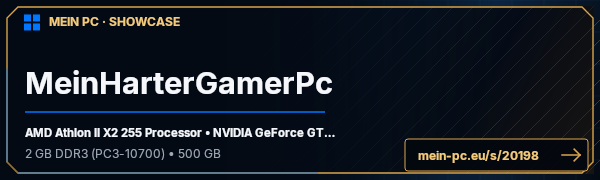 PC-Showcase MeinHarterGamerPc von Hardcore-Gamer auf MEIN PC