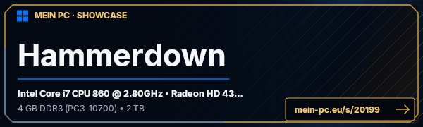 PC-Showcase Hammerdown von Hammerdown auf MEIN PC
