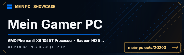 PC-Showcase Mein Gamer PC von Nike189 auf MEIN PC