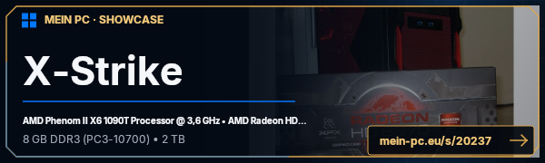 PC-Showcase X-Strike von 61memo19 auf MEIN PC
