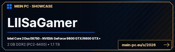 PC-Showcase LIISaGamer von danex271 auf MEIN PC
