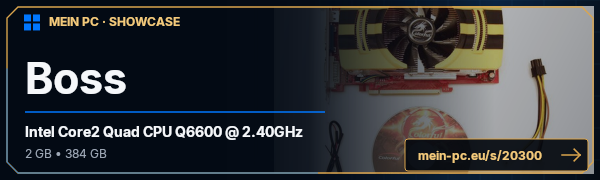PC-Showcase Boss von dasbinich auf MEIN PC