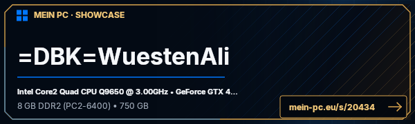 PC-Showcase =DBK=WuestenAli von Paul35 auf MEIN PC