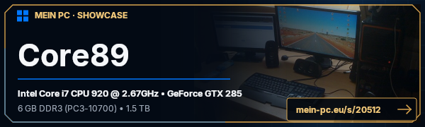 PC-Showcase Core89 von Core89 auf MEIN PC