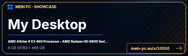 PC-Showcase My Desktop von +++Rookie82+++ auf MEIN PC