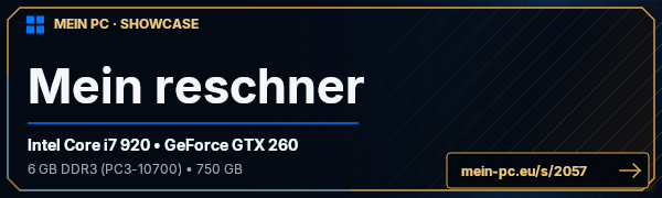 PC-Showcase Mein reschner von diNgs0r auf MEIN PC