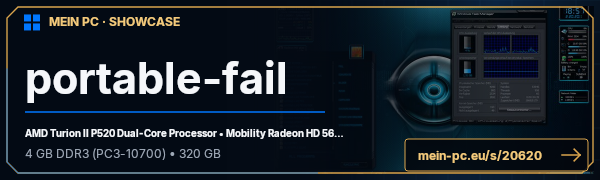 PC-Showcase portable-fail von failman auf MEIN PC