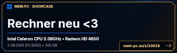 PC-Showcase Rechner neu <3 von Canna auf MEIN PC