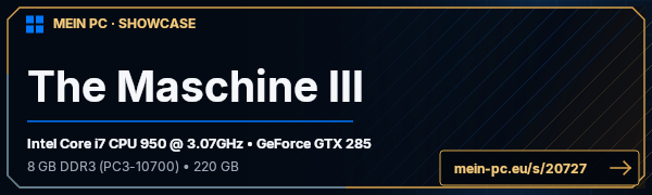 PC-Showcase The Maschine III von Mr. White auf MEIN PC