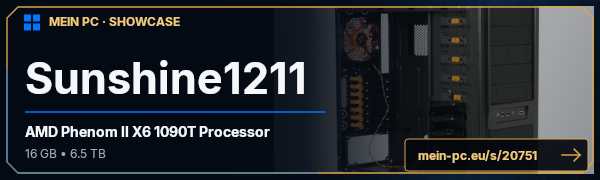 PC-Showcase Sunshine1211 von Sunshine1211 auf MEIN PC