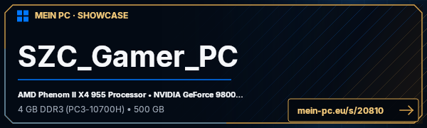 PC-Showcase SZC_Gamer_PC von powerafro auf MEIN PC