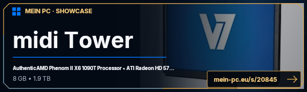 PC-Showcase midi Tower von Lord of Time auf MEIN PC