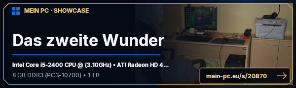PC-Showcase Das zweite Wunder von neXT|Horatio auf MEIN PC