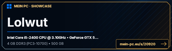 PC-Showcase Lolwut von Lolwut auf MEIN PC