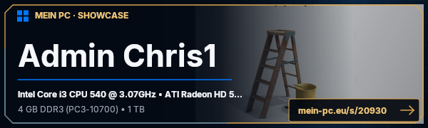 PC-Showcase Admin Chris1 von Admin-chris1 auf MEIN PC