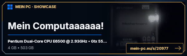 PC-Showcase Mein Computaaaaaa! von GreatOne auf MEIN PC