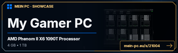 PC-Showcase  My Gamer PC von xX FASI Xx auf MEIN PC