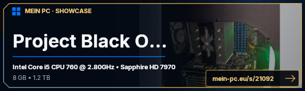 PC-Showcase Project Black Ops von DasMic auf MEIN PC
