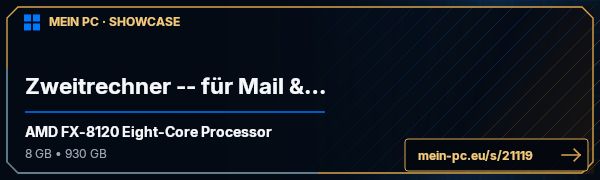 PC-Showcase Zweitrechner -- für Mail & ICQ von Jogi auf MEIN PC