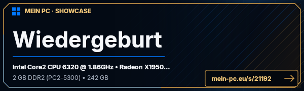 PC-Showcase Wiedergeburt von Wiedergeburt auf MEIN PC